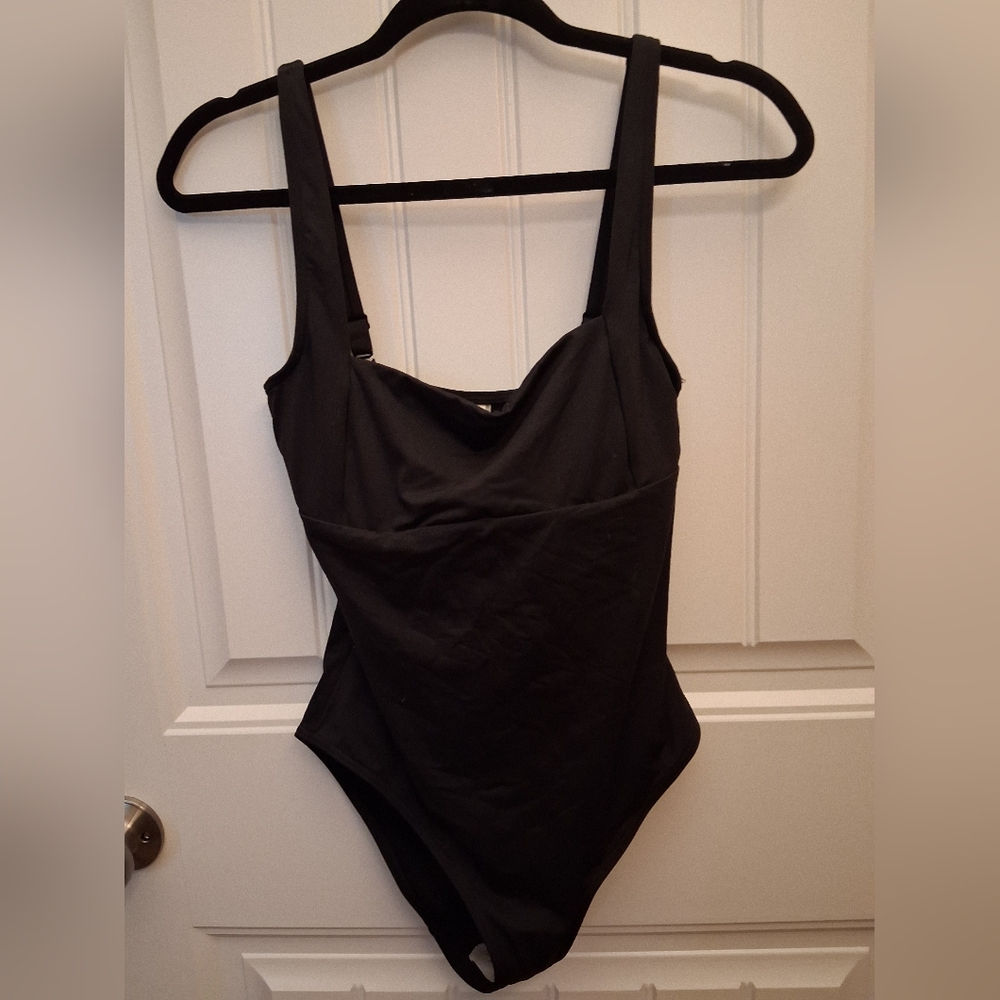 Chic Black One-Piece Swimsuit